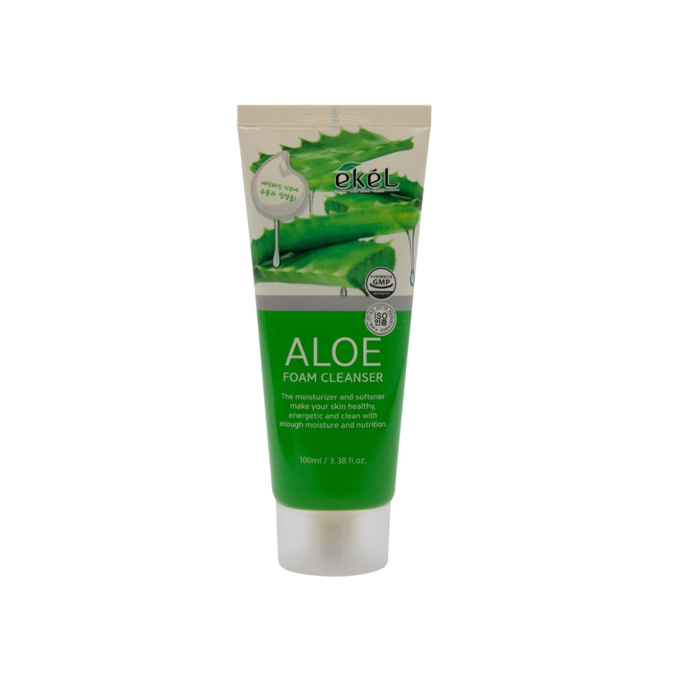 Пенка для умывания с экстрактом алоэ EKEL Aloe Foam Cleanser 100 ml