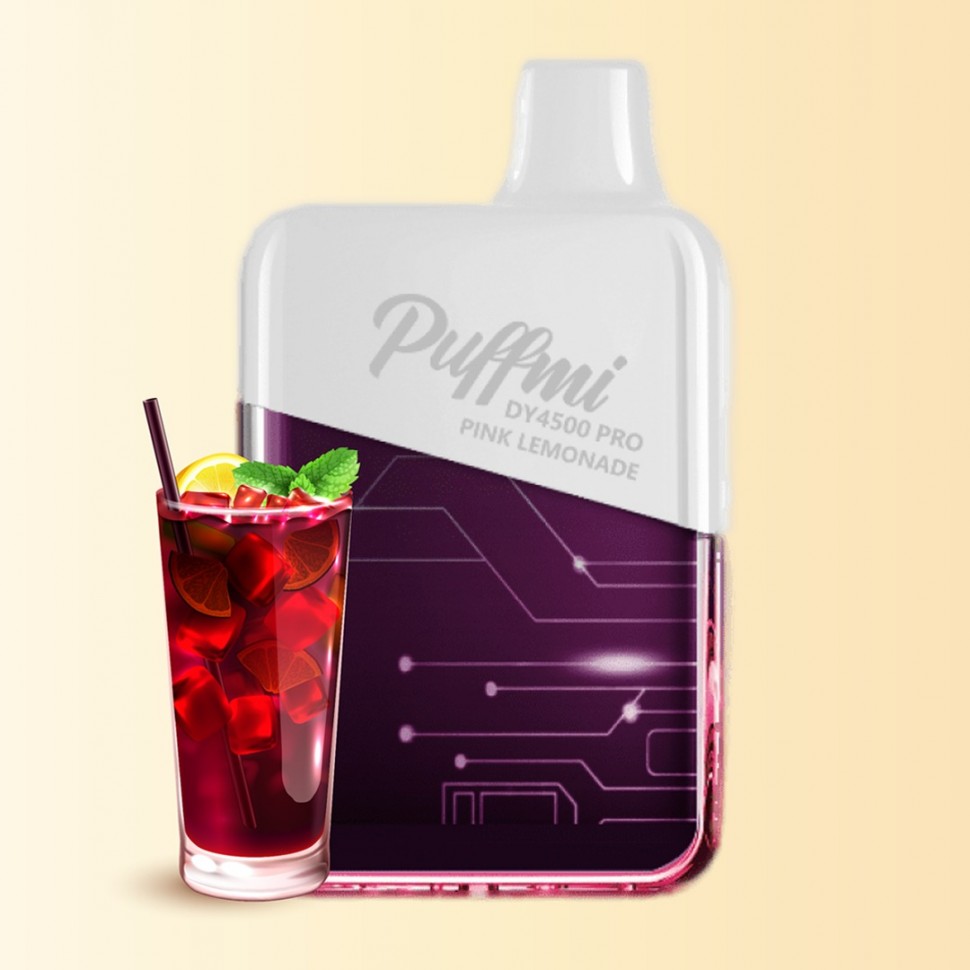 PUFFMI розовый лимонад. PUFFMI 4500 Pro. Одноразка розовый лимонад с зарядкой. PUFFMI Lemonade.