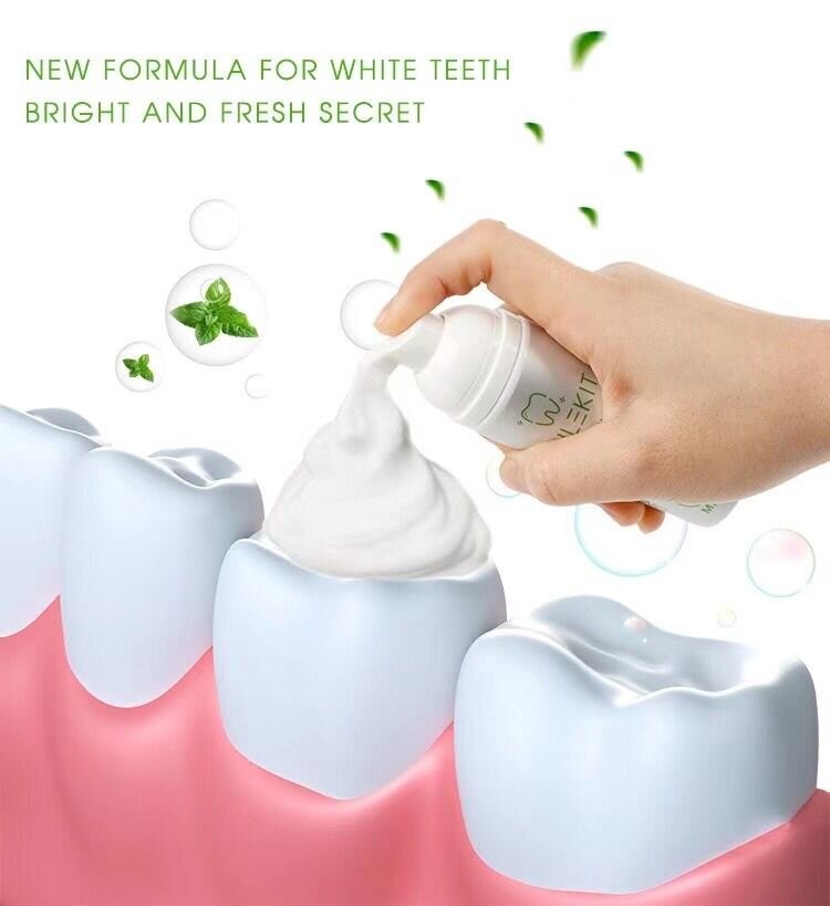 Пенка для отбеливания зубов с экстрактом клубники Smile Kit Teeth Whitening Foam Strawberry 50 ml